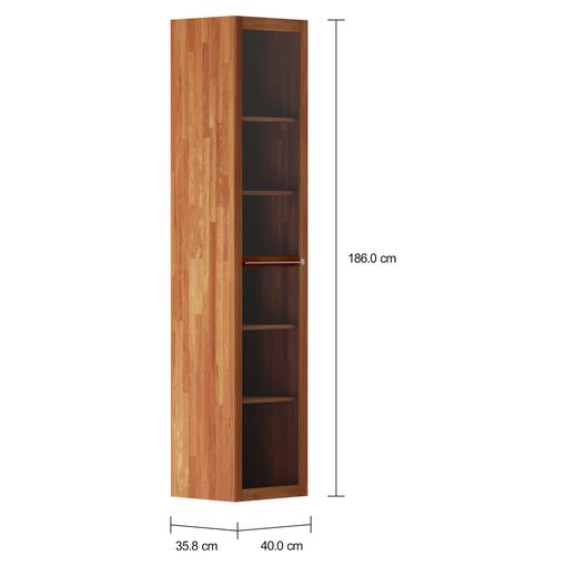 Armário Gourmet com 1 Porta de Vidro Tok&Stok