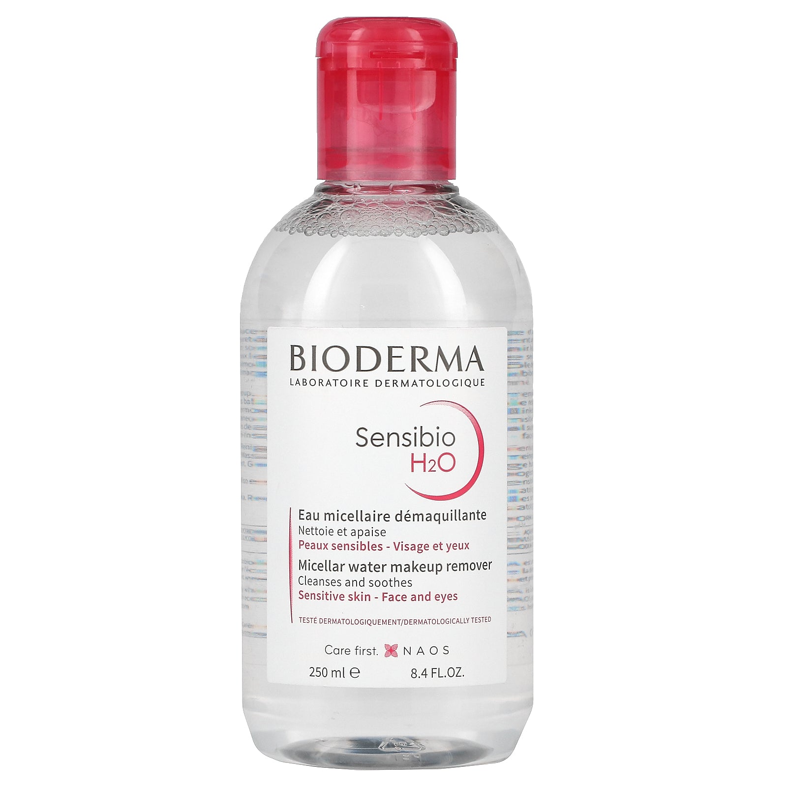 Bioderma Sensibio H2O: Água Micelar Demaquilante e Calmante para Peles Sensíveis - 250ml