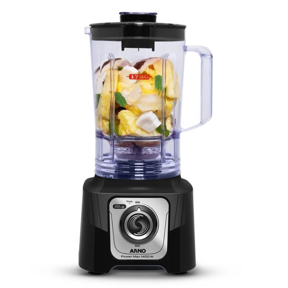 Liquidificador Arno Power Max 1400W Preto LN65 com 6 Lâminas Powelix Pro