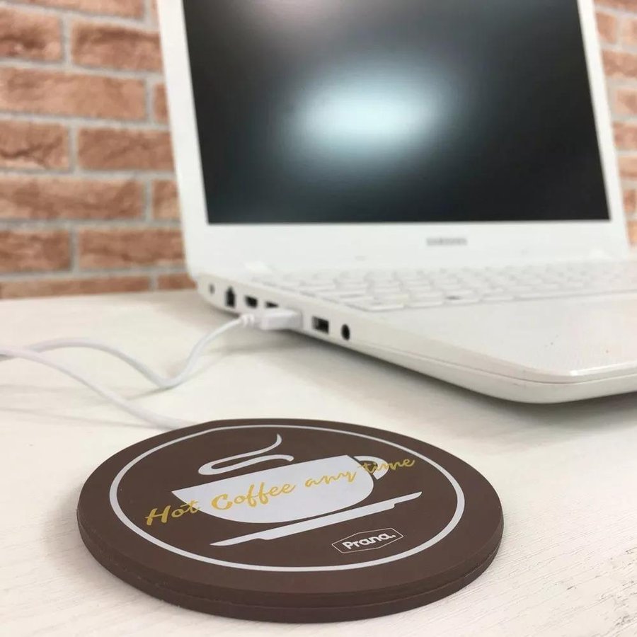 Aquecedor de Xícara USB - Mantenha sua Bebida Quente no Escritório