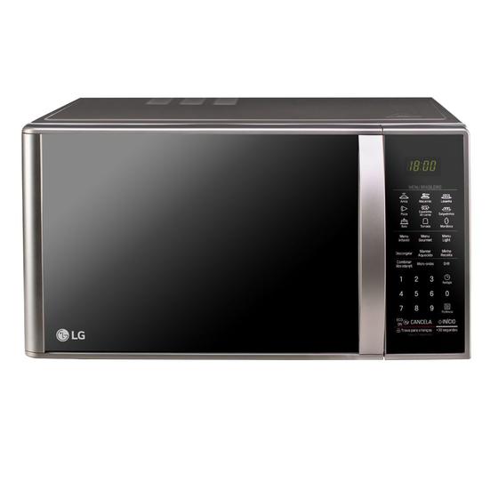 Micro-ondas LG Grill 30L Prata MH7093BR
