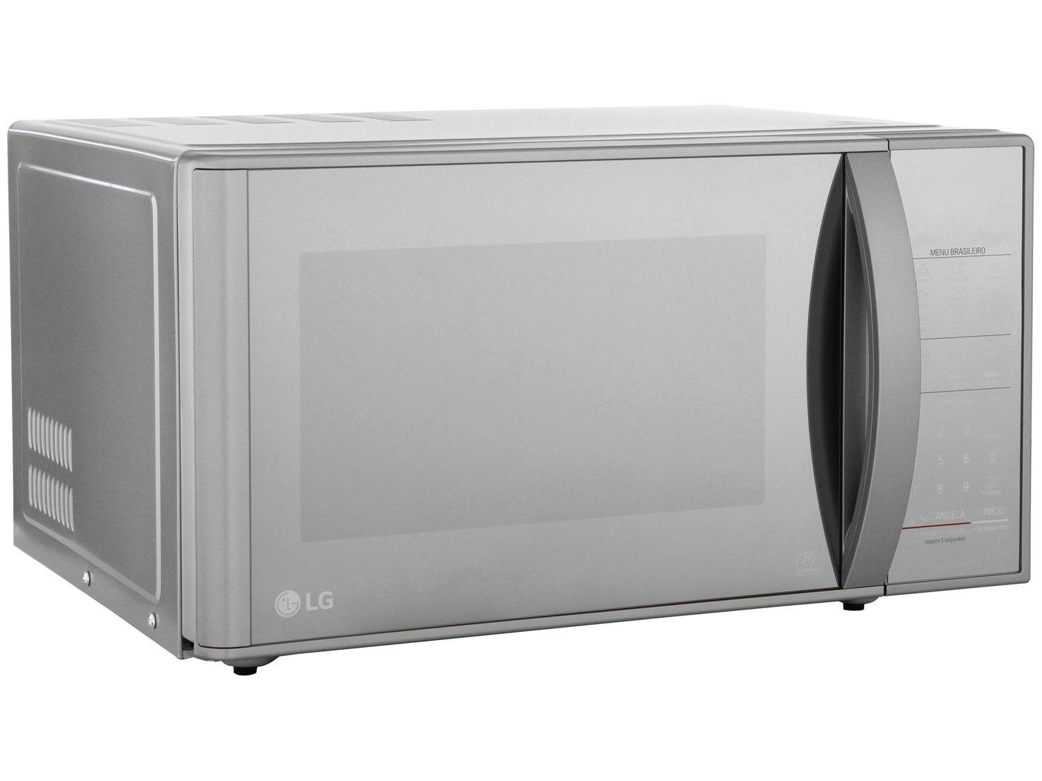 Micro-ondas LG Grill 30L Prata MH7093BR