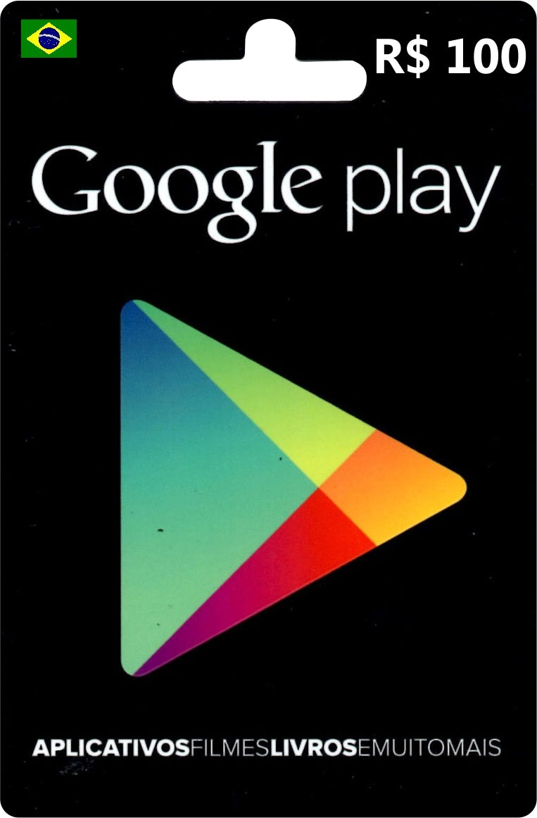 Cartão Presente Google Play - Recarregue seu universo Android