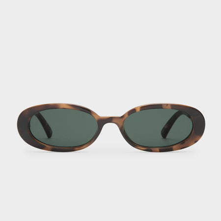 Óculos de Sol Le Specs Outta Love - Elegância Oval e Minimalista