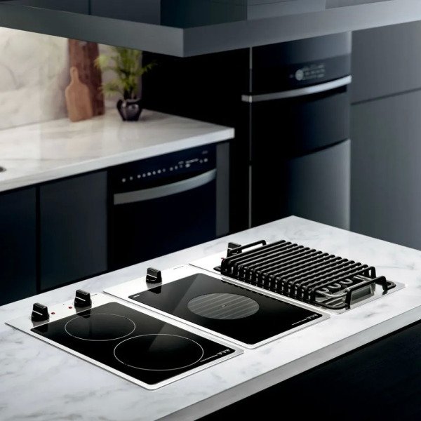 Cooktop Elétrico Brastemp com Grelha Churrasqueira Inox