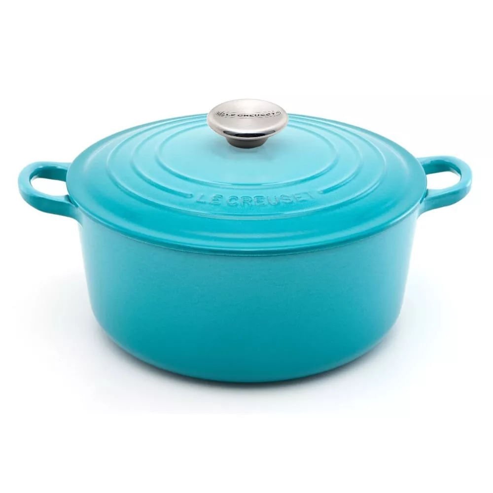 Jogo de Panelas Le Creuset Signature Azul Caribe