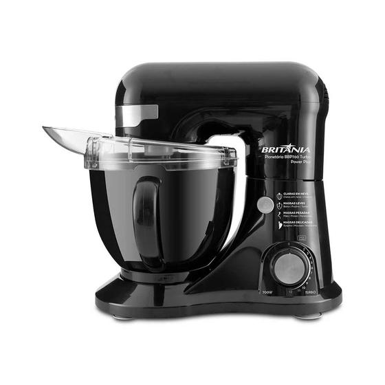 Batedeira Planetária Britânia BBP760P Power Plus Turbo 700W