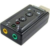 Adaptador de Áudio USB para P2 (Fone e Microfone) - Placa de Som Externa