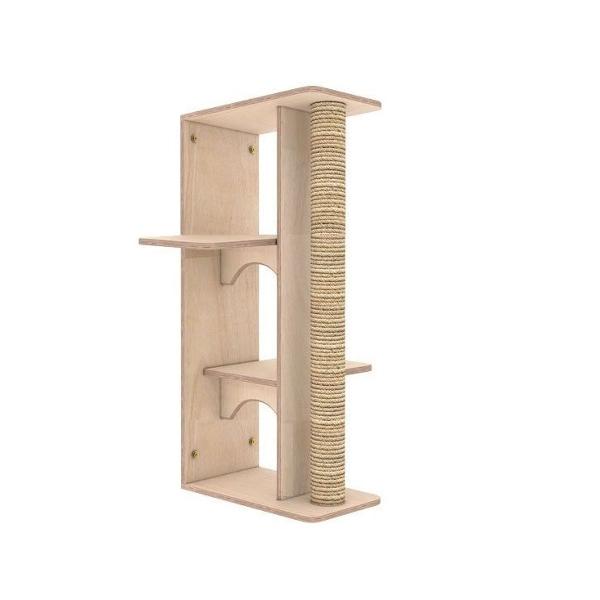 Arranhador Vertical com Escada para Gatos - Diversão e Bem-Estar Garantidos