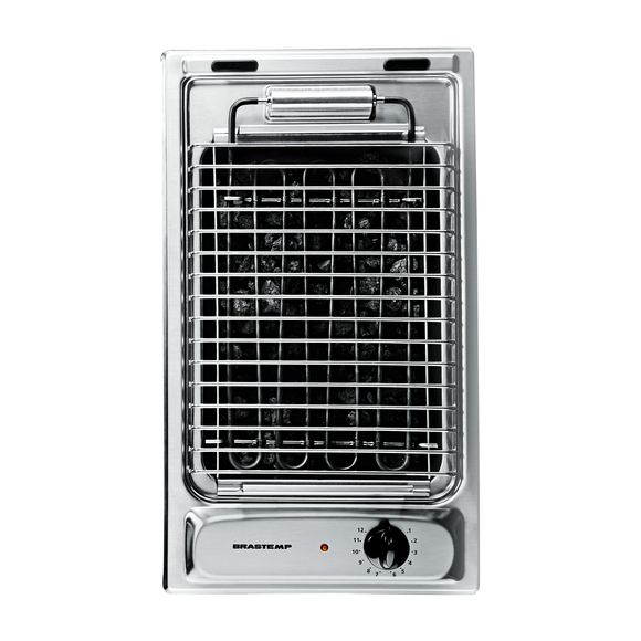 Cooktop Elétrico Brastemp com Grelha Churrasqueira Inox