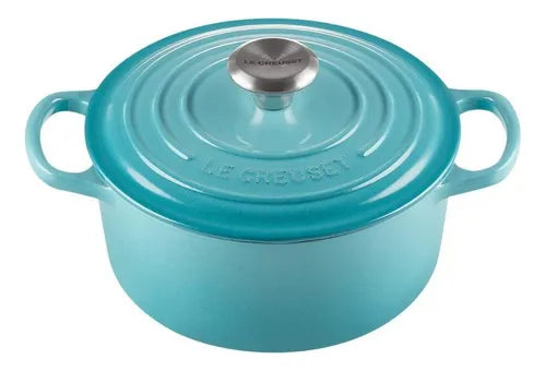 Jogo de Panelas Le Creuset Signature Azul Caribe