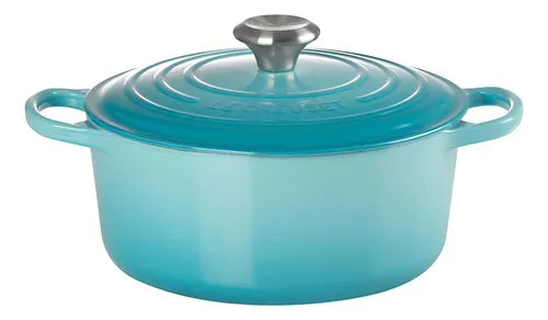 Jogo de Panelas Le Creuset Signature Azul Caribe