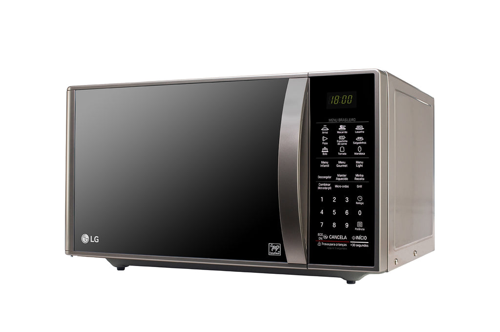 Micro-ondas LG Grill 30L Prata MH7093BR