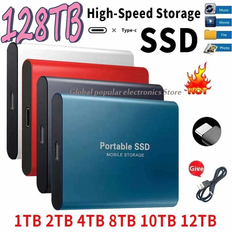 Dispositivos de Armazenamento SSD Portáteis e de Alta Velocidade