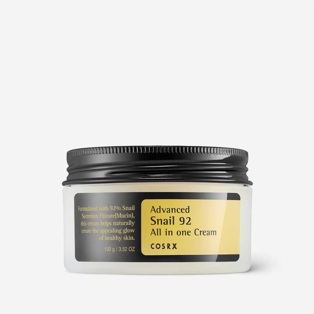 COSRX Advanced Snail 92 All in One Cream - Creme Hidratante Multitarefas com Mucin de Caracol