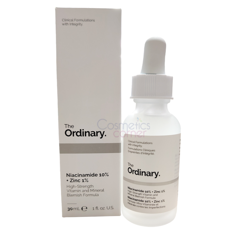 The Ordinary Niacinamide 10% + Zinc 1%: Sérum Facial para Controle de Oleosidade e Redução de Poros