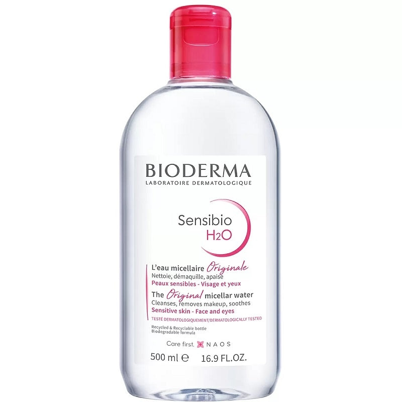 Bioderma Sensibio H2O: Água Micelar Demaquilante e Calmante para Peles Sensíveis - 250ml