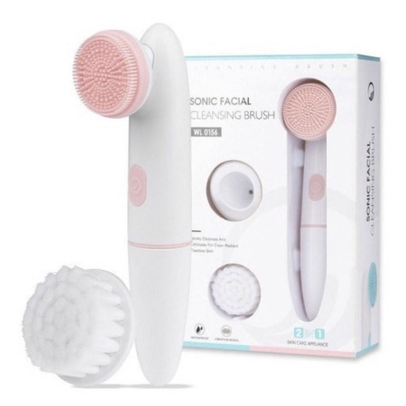 Escova de Limpeza Facial Vibratória de Silicone - Limpeza Profunda e Massagem Antienvelhecimento