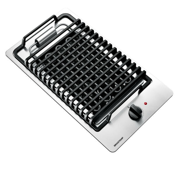 Cooktop Elétrico Brastemp com Grelha Churrasqueira Inox