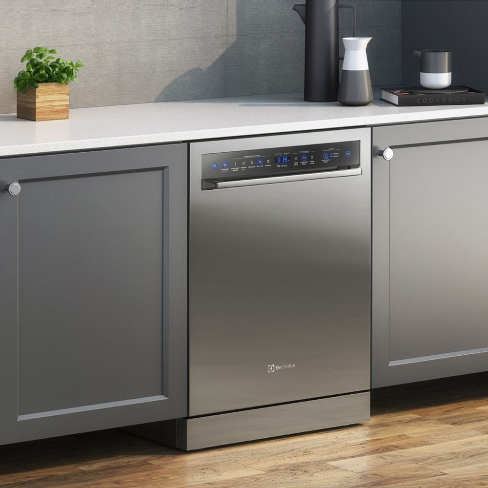 Lava-Louças Electrolux 14 Serviços Inox LL14X com Função Higienizar Compras