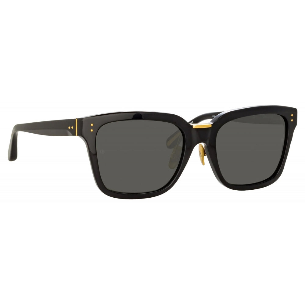 Óculos de Sol Linda Farrow Max D-Frame - Elegância Angular em Acetato