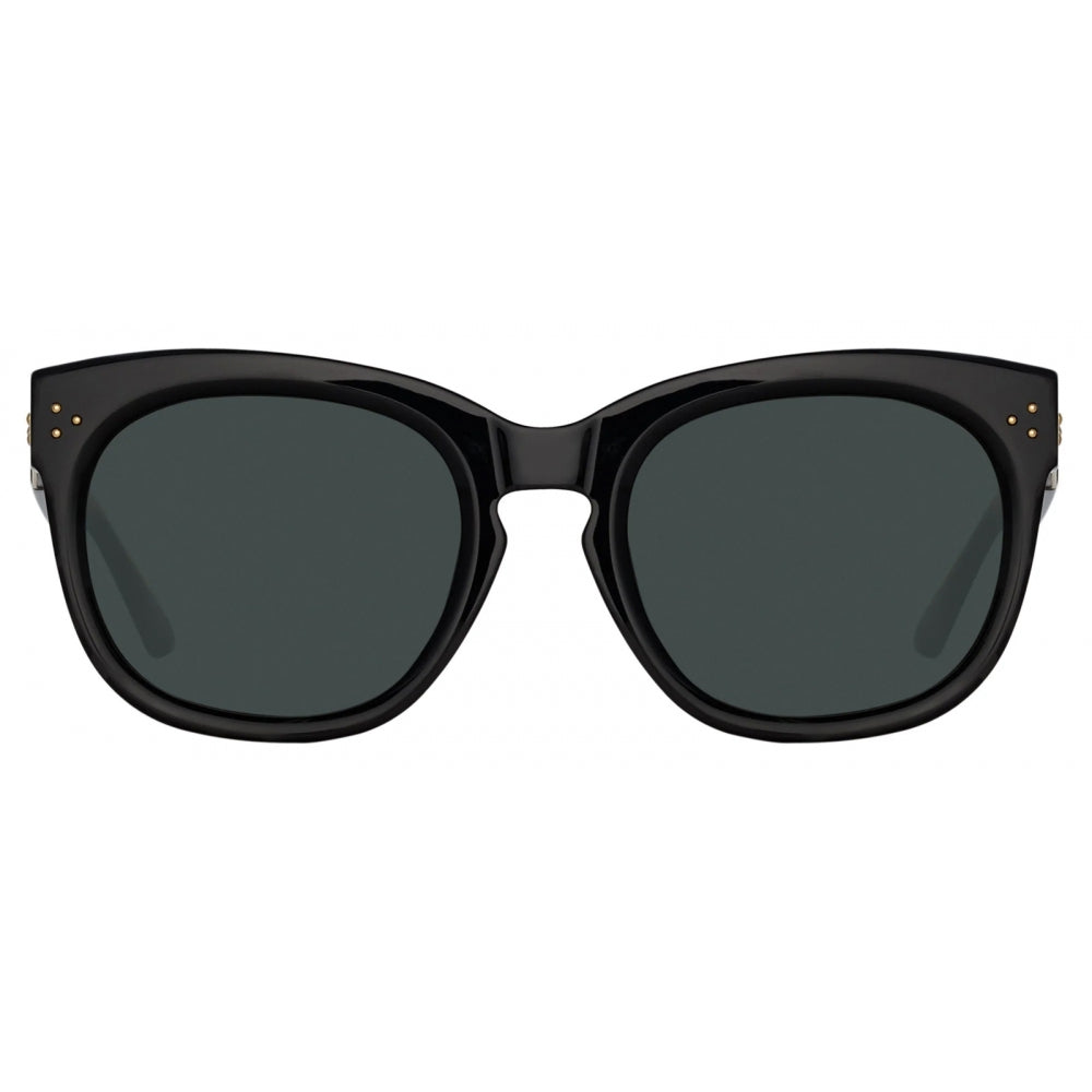 Óculos de Sol Linda Farrow Max D-Frame - Elegância Angular em Acetato
