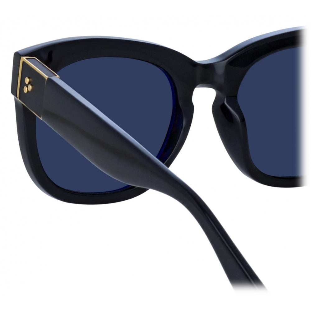Óculos de Sol Linda Farrow Max D-Frame - Elegância Angular em Acetato