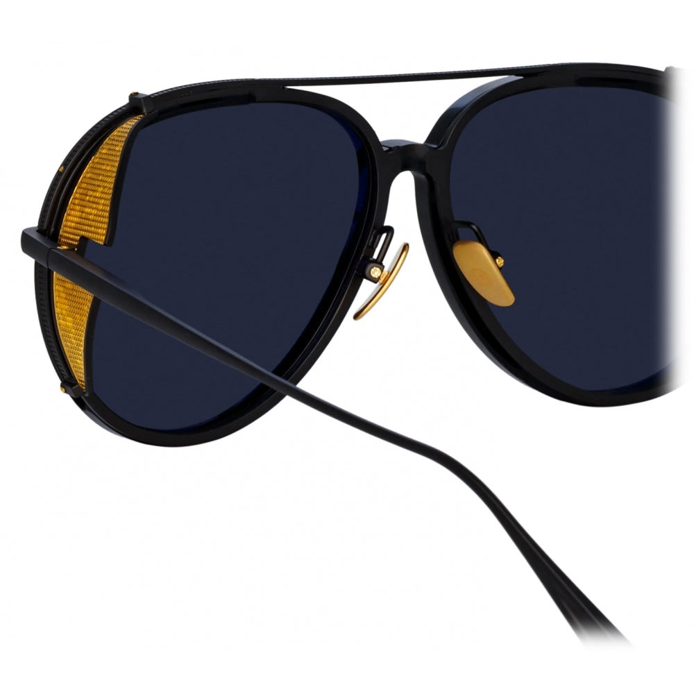 Óculos de Sol Linda Farrow Maverick Aviator - Estilo Clássico com Toque Moderno