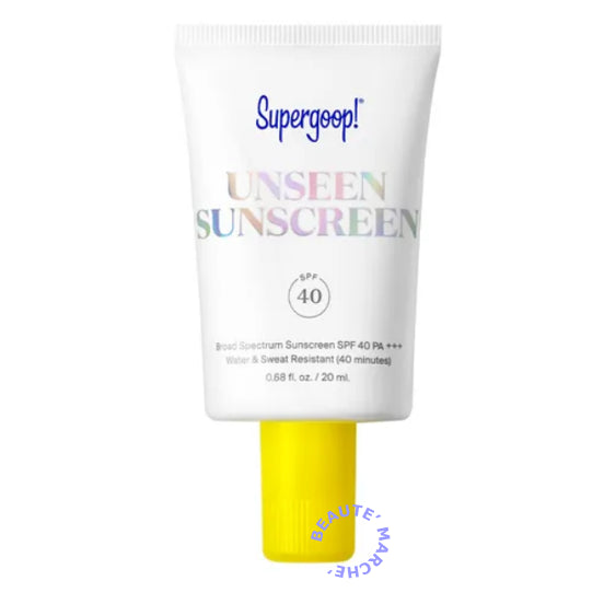 Supergoop! Unseen Sunscreen SPF 40: Protetor Solar Facial Invisível e Primer