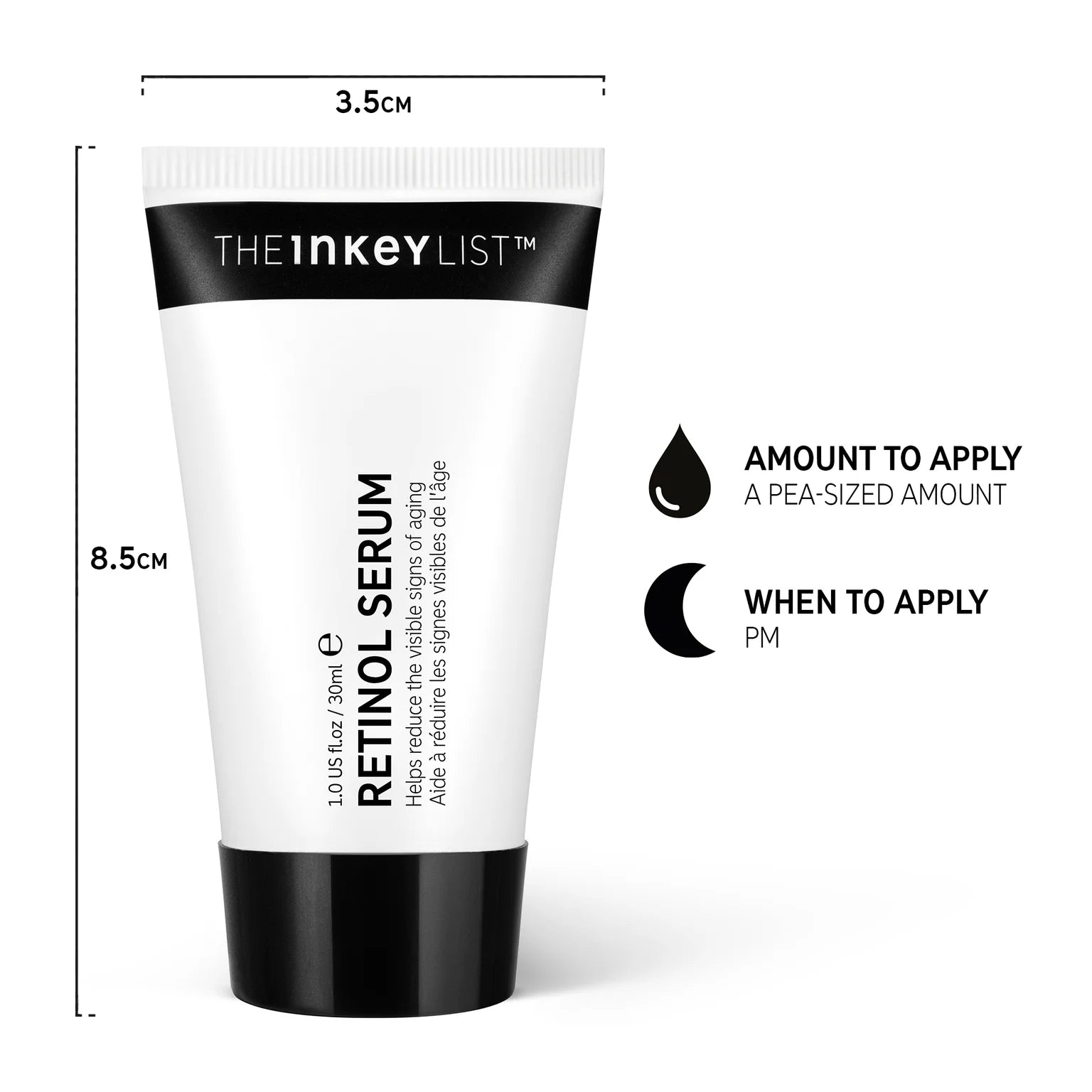 The INKEY List Retinol Serum: Antissinais e Renovador com Liberação Lenta - 30ml
